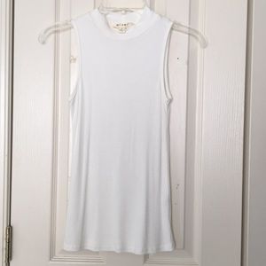 High neck White Shirt